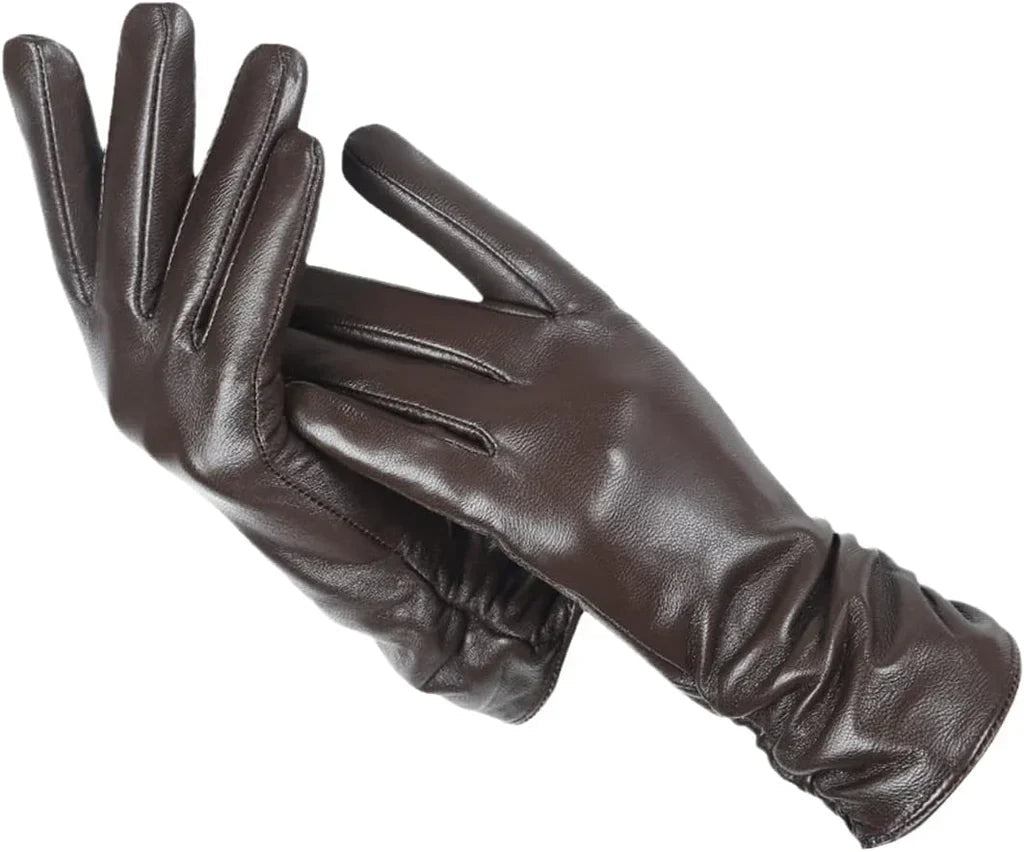 LuxLeather | Women's Leather Gloves with Soft Wool Lining | Stylish Warmth for Winter