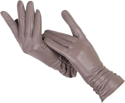 LuxLeather | Women's Leather Gloves with Soft Wool Lining | Stylish Warmth for Winter