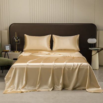 Drap-housse luxueux en satin Ortekor | Tissu soyeux et rafraîchissant pour un sommeil réparateur | Design anti-humidité pour un confort absolu