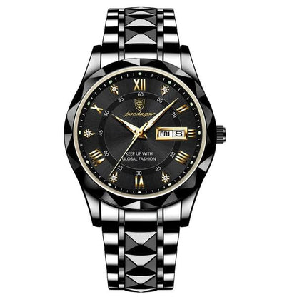 Luxury Men's Waterproof Watch with Luminous Functionality | Stylish Timepiece for Everyday Use