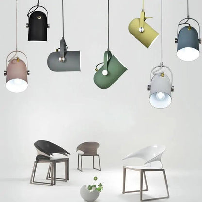 Scandinavian Pendant Light Fixture with Adjustable Cable for Bedrooms, Dining Rooms, and Living Spaces