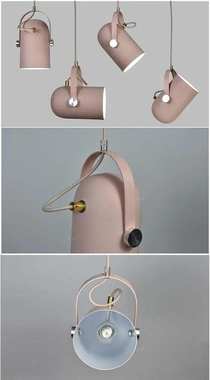 Scandinavian Pendant Light Fixture with Adjustable Cable for Bedrooms, Dining Rooms, and Living Spaces