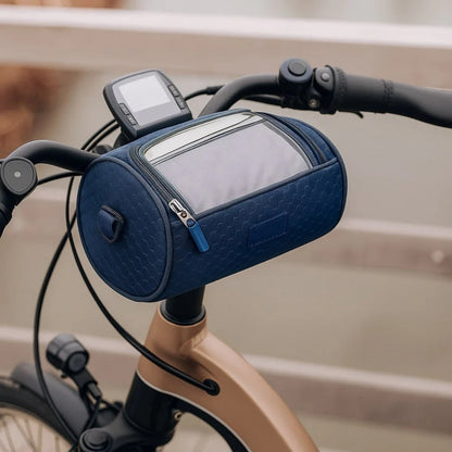Bike Handlebar Bag with Clear Phone Pouch – Waterproof Bicycle Storage for Commuting & Navigation