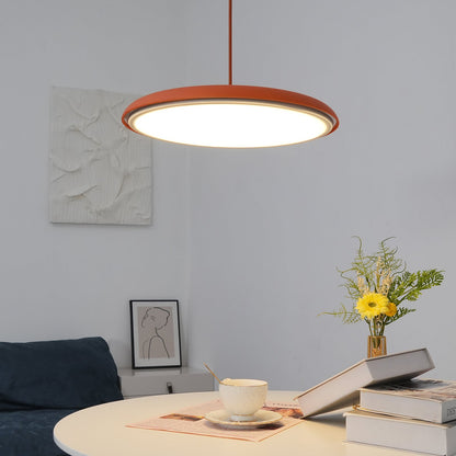 Suspension moderne en métal avec cordon réglable – Finition pastel douce pour cuisine et salon