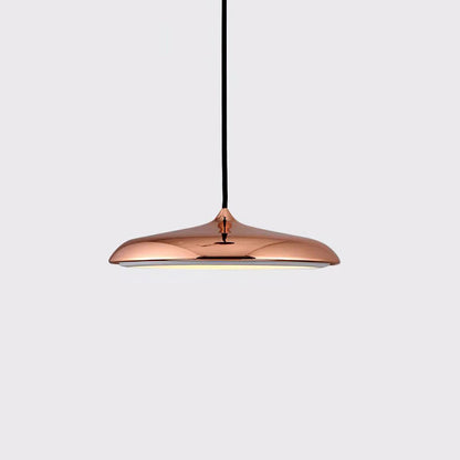 LED Hanging Fixture Acrylic Disc 16 Inch 24W for Kitchen Island Dining Room Table Adjustable Cord Modern Overhead Lighting Warm Glow 3000K