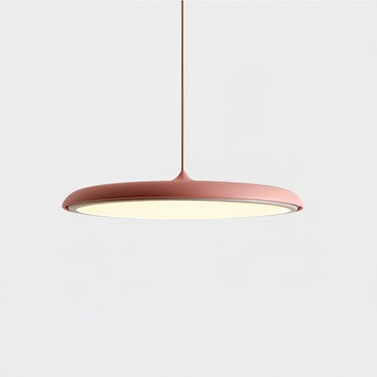 Suspension moderne en métal avec cordon réglable – Finition pastel douce pour cuisine et salon