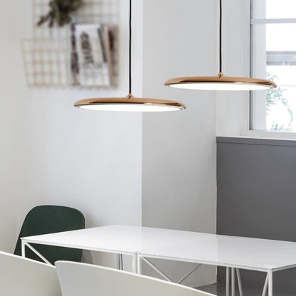 Suspension moderne en métal avec cordon réglable – Finition pastel douce pour cuisine et salon
