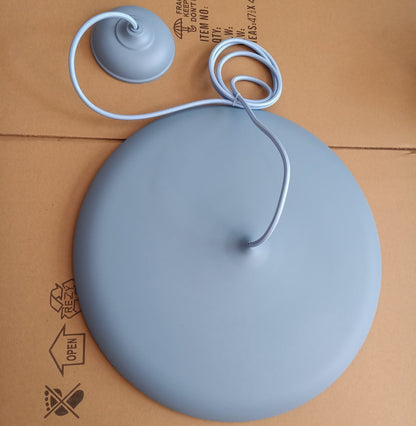 Suspension moderne en métal avec cordon réglable – Finition pastel douce pour cuisine et salon