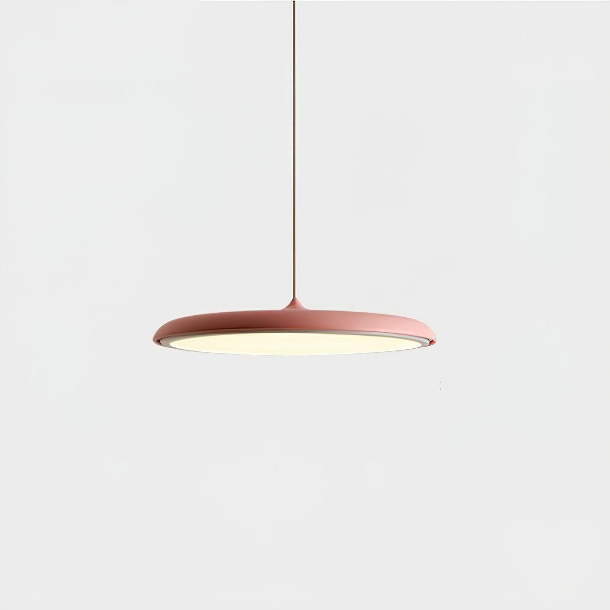 Suspension moderne en métal avec cordon réglable – Finition pastel douce pour cuisine et salon