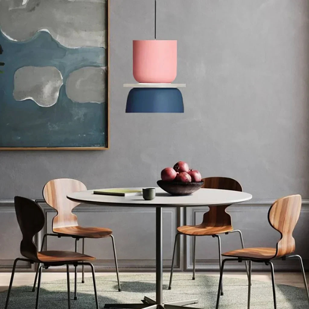 Plafonnier multicouche en acrylique, douille E27, 29 cm de diamètre, style nordique, idéal pour îlot de cuisine, coin repas ou entrée, lampe suspendue pour