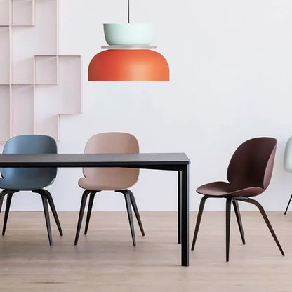 Plafonnier multicouche en acrylique, douille E27, 29 cm de diamètre, style nordique, idéal pour îlot de cuisine, coin repas ou entrée, lampe suspendue pour