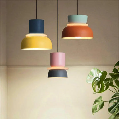 Plafonnier multicouche en acrylique, douille E27, 29 cm de diamètre, style nordique, idéal pour îlot de cuisine, coin repas ou entrée, lampe suspendue pour