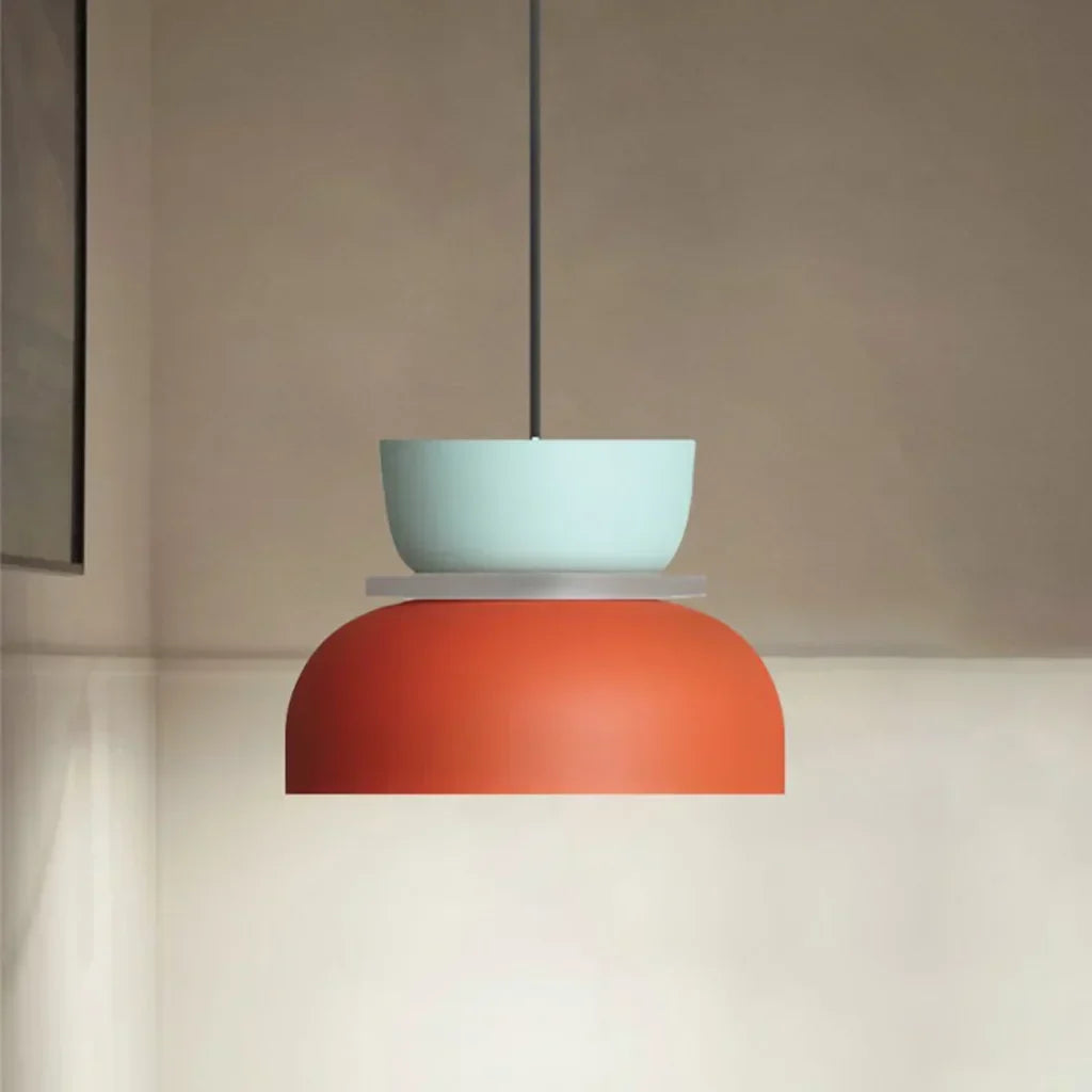 Acrylic Overhead Light Fixture 11 in Bowl Shade for Kitchen Table Workspace Kids Room Modern Nordic Hanging Lamp E27 Socket