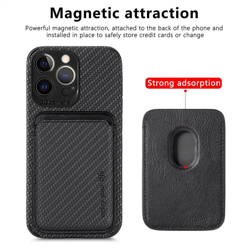 MagSafe Wallet Case for iPhone 14 Pro with Integrated Wallet | Durable Protection for Convenience