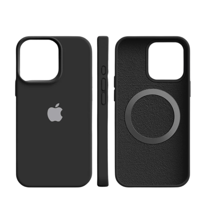 iPhone Case with MagSafe, Slim Liquid Silicone iPhone 16 Case, Shockproof iPhone 15 Case for Everyday Use