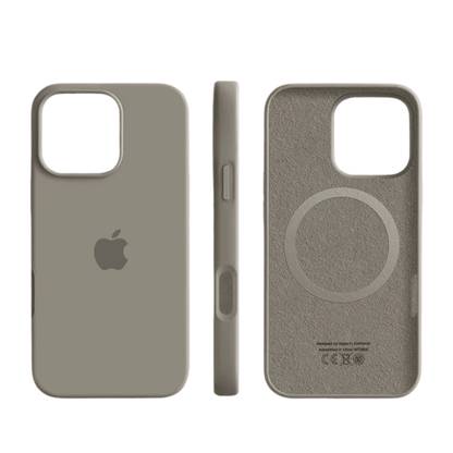 iPhone Case with MagSafe, Slim Liquid Silicone iPhone 16 Case, Shockproof iPhone 15 Case for Everyday Use