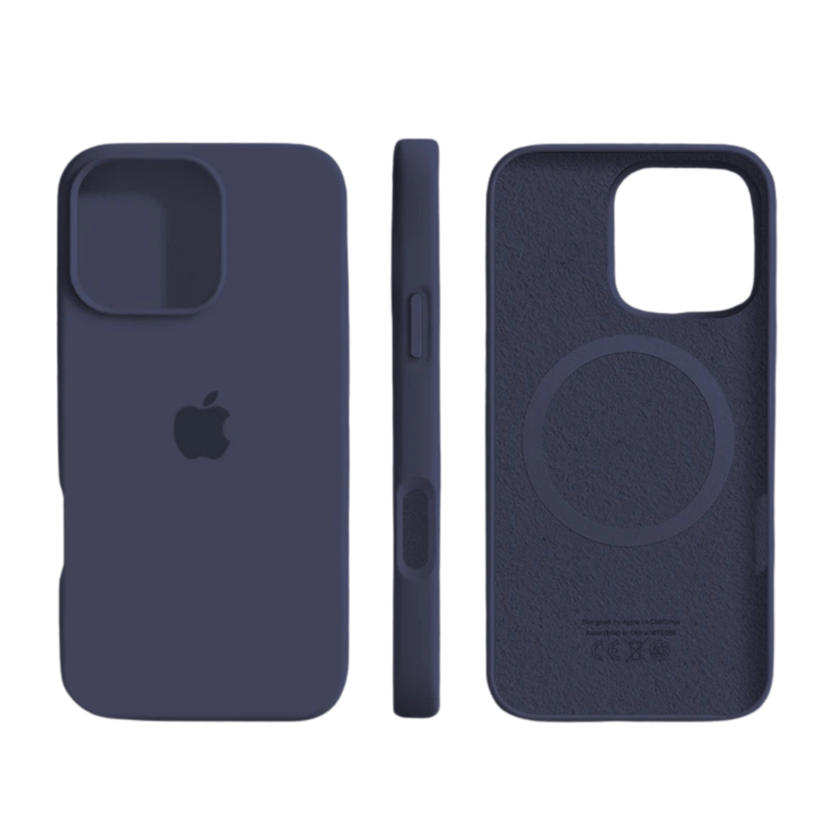 iPhone Case with MagSafe, Slim Liquid Silicone iPhone 16 Case, Shockproof iPhone 15 Case for Everyday Use