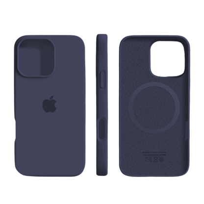 iPhone Case with MagSafe, Slim Liquid Silicone iPhone 16 Case, Shockproof iPhone 15 Case for Everyday Use