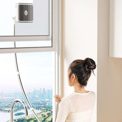 Magnetic Window Cleaner, Double Sided Window Washer with Extendable Handle, Window Cleaning Tool for Exterior Windows