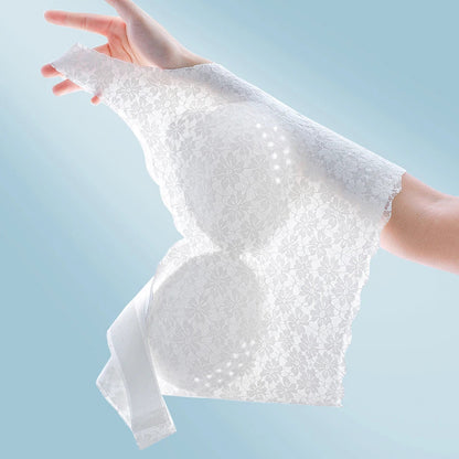 Wireless Pull-On Lift Bra with Wide Straps for Everyday Comfort & Back Support