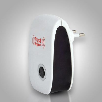 Ultrasonic Pest Repeller Plug-In Set Silent Indoor Bug Control for Mice Rats Insects Roaches Spiders Non-Toxic 2-Pack for Home
