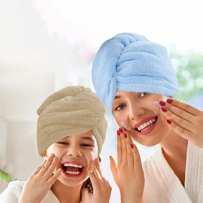 DRYELLA – Serviette à cheveux en microfibre pour un séchage rapide et un soin quotidien confortable
