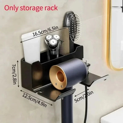 DRYVAULT – Compact Wall Holder for Organized Hair Dryer Storage