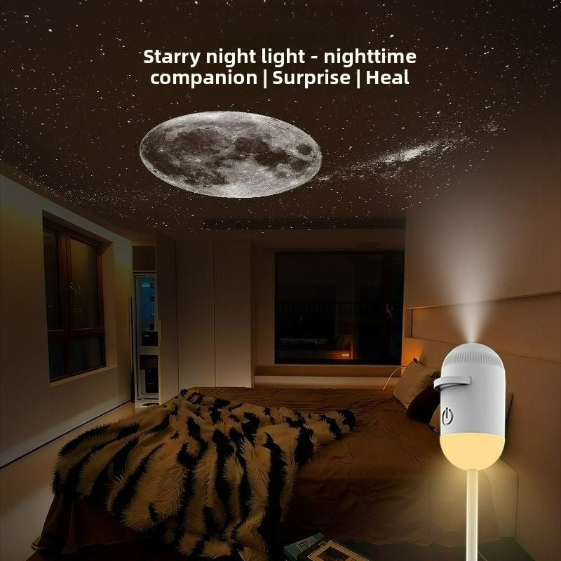 HOLOLUME – Holographic Night Light Projector for Serene Evenings