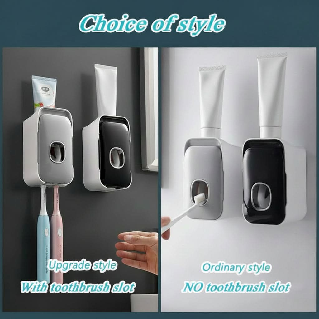PRESSIQ – Distributeur manuel de dentifrice pour une salle de bain organisée