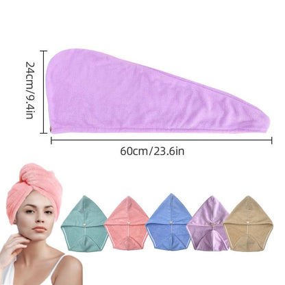 DRYELLA – Serviette à cheveux en microfibre pour un séchage rapide et un soin quotidien confortable