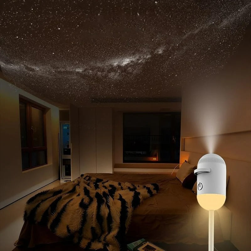 HOLOLUME – Holographic Night Light Projector for Serene Evenings