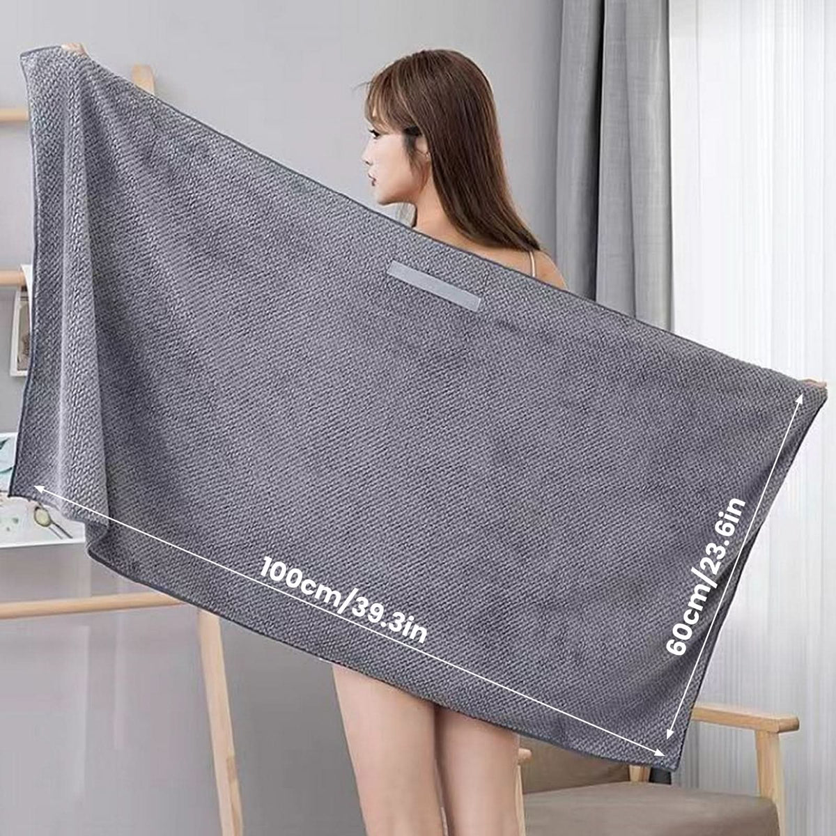 VELVADRY – Serviette turban en velours corail pour un séchage rapide et des cheveux sans frisottis