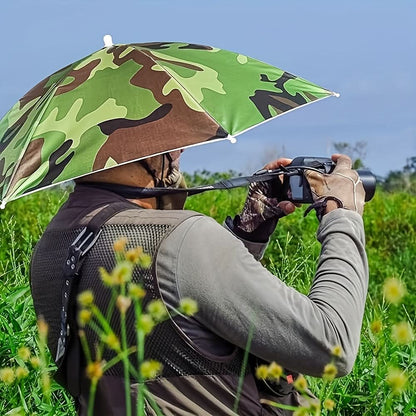 SKYSHADE - Lightweight hands-free umbrella hat designed for outdoor sun protection