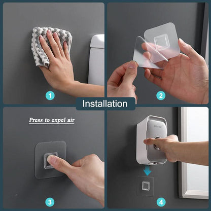 PRESSIQ – Distributeur manuel de dentifrice pour une salle de bain organisée