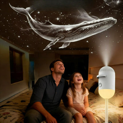 HOLOLUME – Holographic Night Light Projector for Serene Evenings
