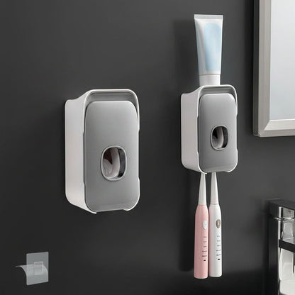 PRESSIQ – Distributeur manuel de dentifrice pour une salle de bain organisée