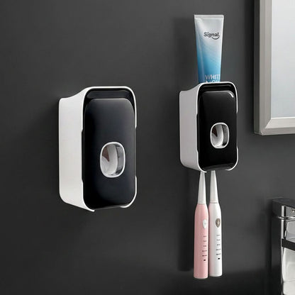 PRESSIQ – Distributeur manuel de dentifrice pour une salle de bain organisée