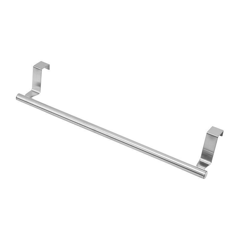 PORTE-SERVIETTES DE PORTE – Porte-serviettes en acier inoxydable à suspendre à une porte, conçu pour un rangement gain de place dans la cuisine et la salle de bain
