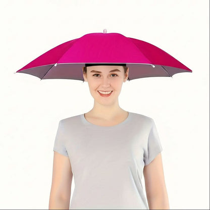 Hands-Free Sun Protection Umbrella Hat – Lightweight Outdoor Design