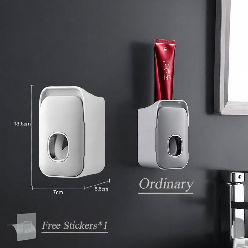 PRESSIQ – Distributeur manuel de dentifrice pour une salle de bain organisée