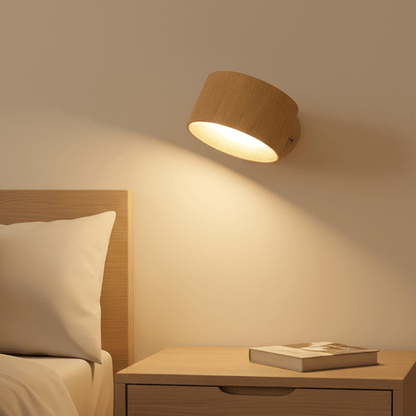 Cordless LED Sconce with Remote Control – Rechargeable Aluminum Wall Light for Bedroom, Living Room & Hallway