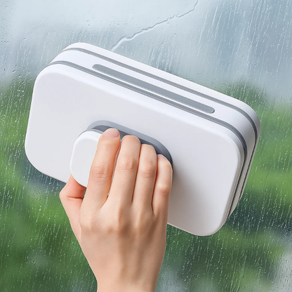 Magnetic Window Cleaner Double-Sided Tool for Inside & Outside Glass Cleaning Safety Tethered Streak-Free Home Windows