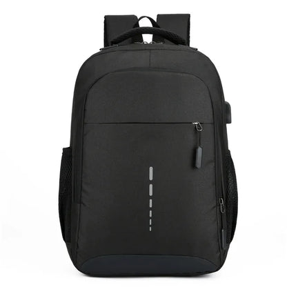 Sac à dos en nylon imperméable avec bretelles rembourrées et compartiments multiples pour le travail, l'école et les voyages | Sac à dos léger pour homme