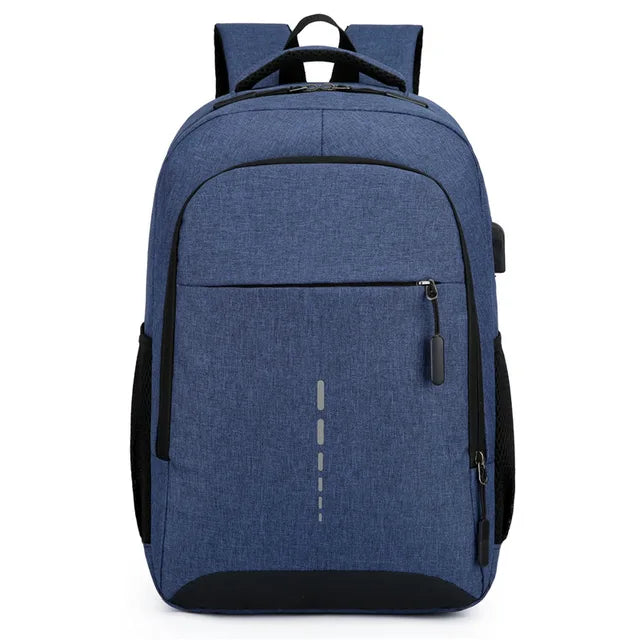Sac à dos en nylon imperméable avec bretelles rembourrées et compartiments multiples pour le travail, l'école et les voyages | Sac à dos léger pour homme