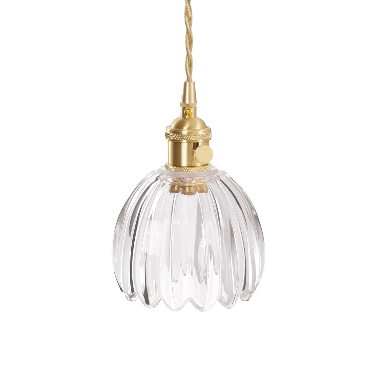 Hanging Glass Ceiling Fixture Floral Petal Shade 10 Inch E27 Socket Modern Kitchen Dining Room Overhead Lighting for Islands Counters Nooks