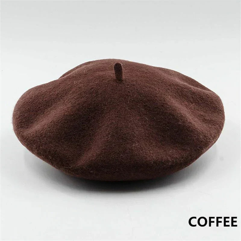 Marlene | Classic Wool Beret Hat with Stretchy Fit | Stylish Winter Accessory for Ultimate Comfort