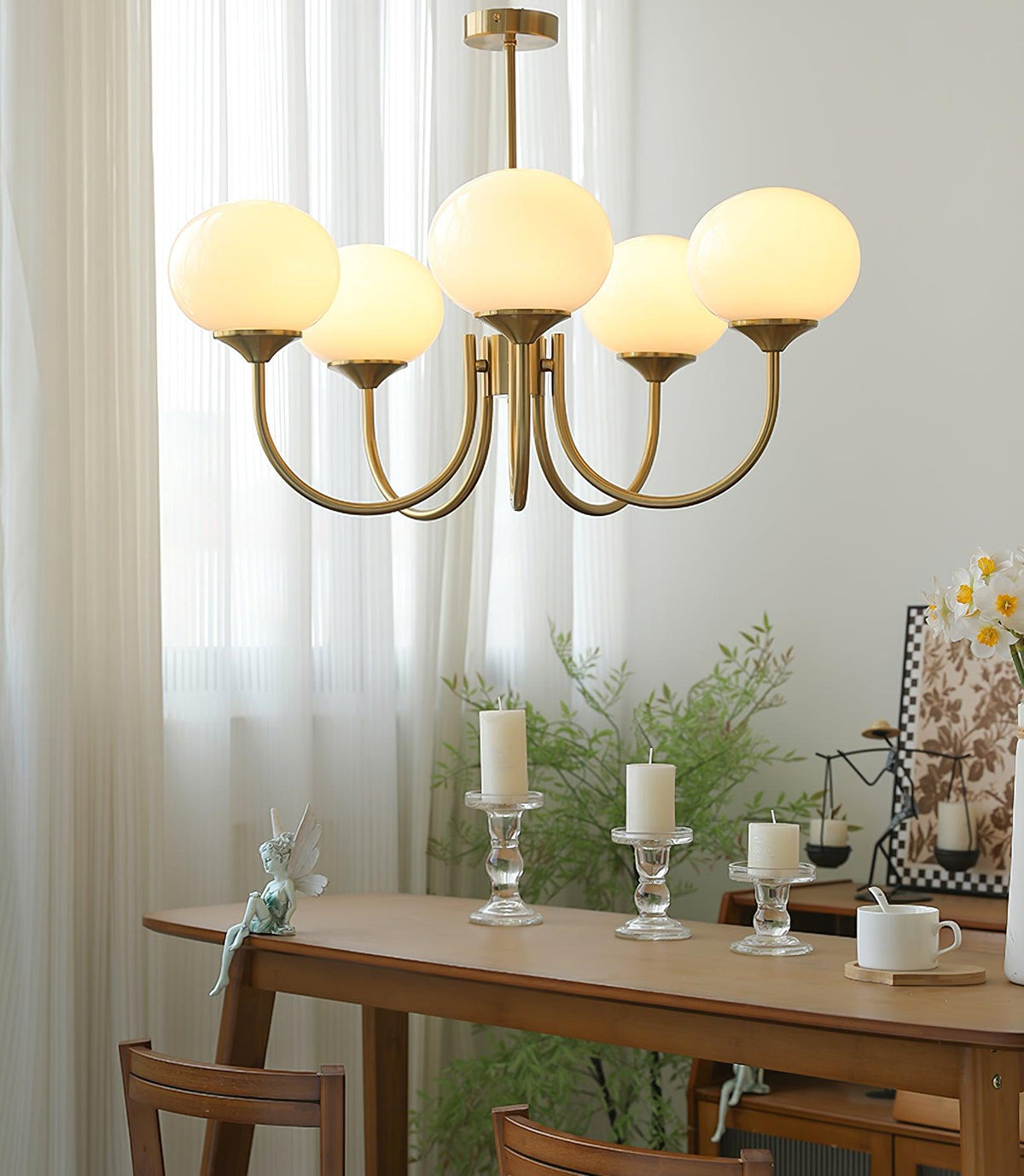 Multi-Globe Suspended Fixture Iron & Tinted Glass Shades E27 Socket for Kitchen Island Dining Area Living Space Bedroom Overhead Illuminatio