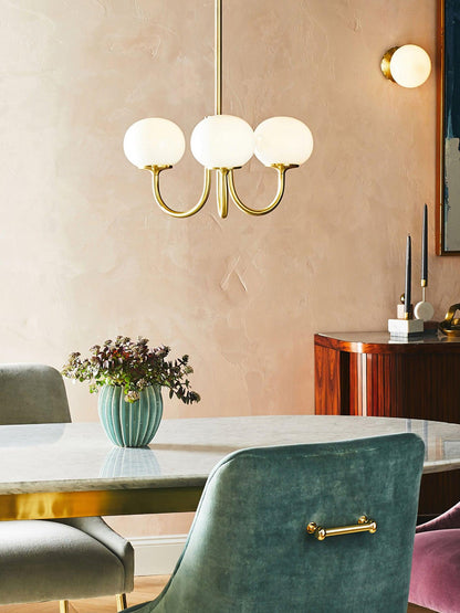 Multi-Globe Suspended Fixture Iron & Tinted Glass Shades E27 Socket for Kitchen Island Dining Area Living Space Bedroom Overhead Illuminatio
