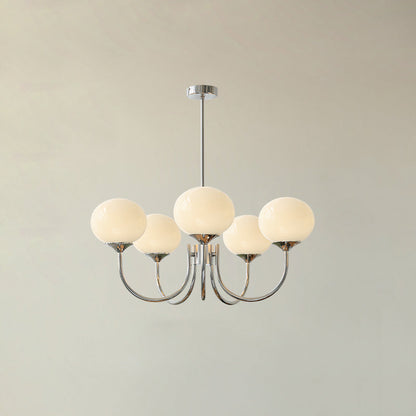 Multi-Globe Suspended Fixture Iron & Tinted Glass Shades E27 Socket for Kitchen Island Dining Area Living Space Bedroom Overhead Illuminatio