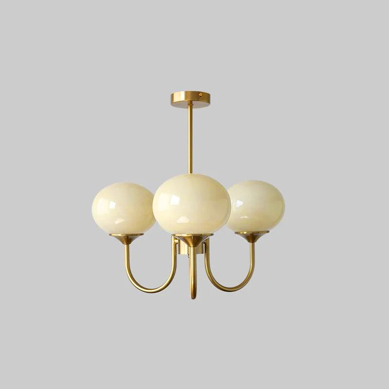 Orb Pendant Light with Adjustable Height Metal Frame and Spherical Shades for Kitchen Island Dining Living Room Bedroom E27 Socket Pink Whit